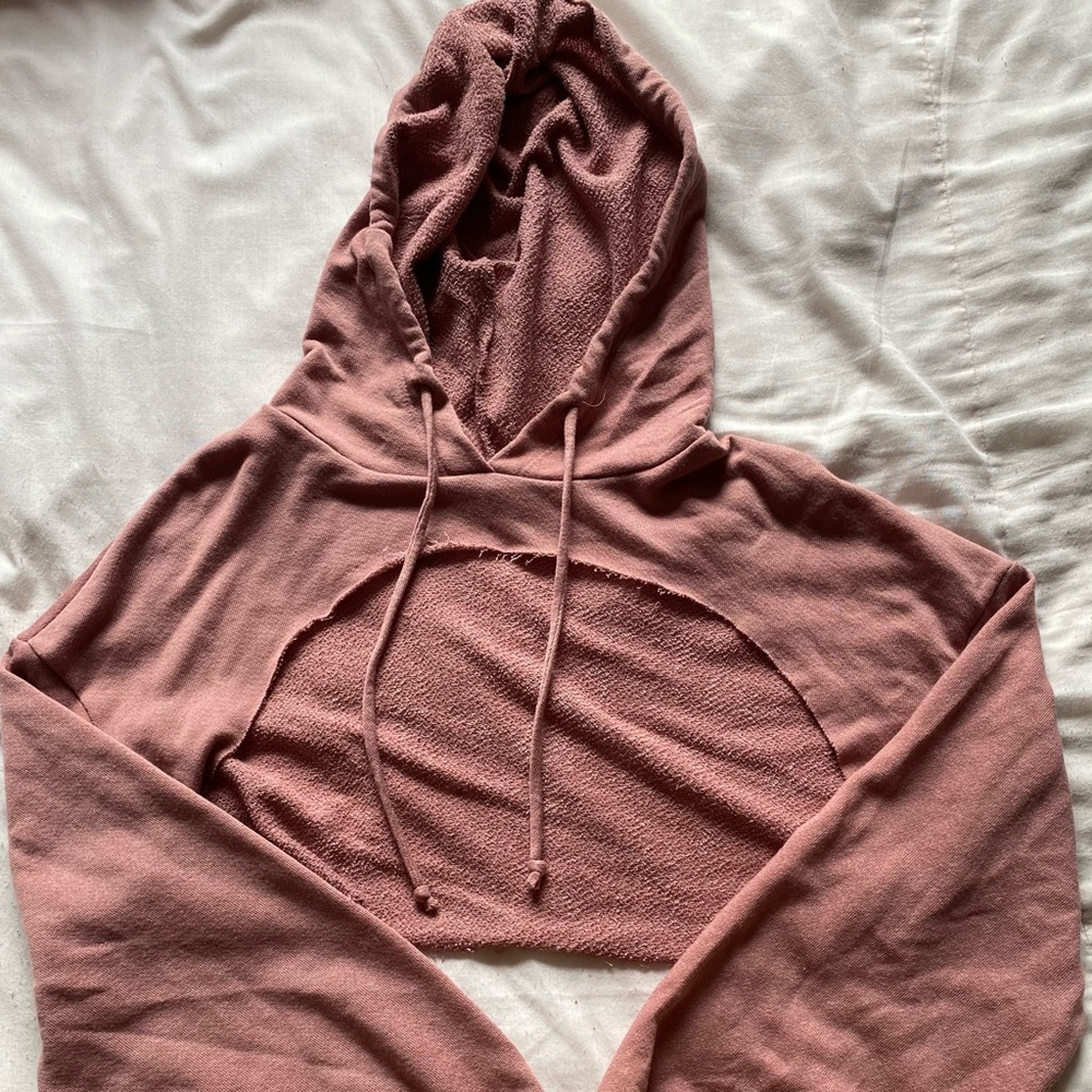 Cropped hoodie